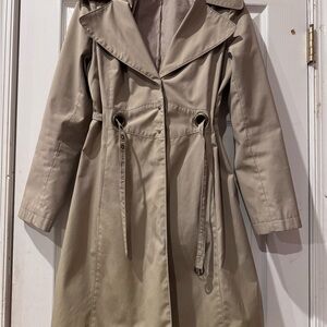 Via Spiga Tan Trench Coat